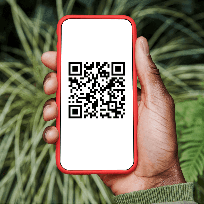 QR code to download the app